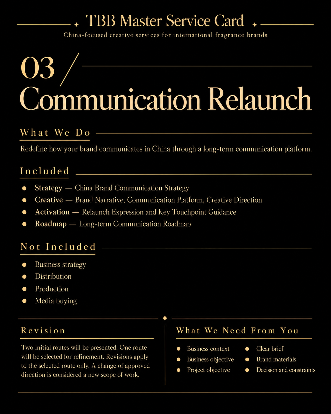 Communication Relaunch